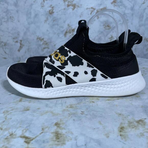 Adidas Puremotion Adapt Womens Sz 7.5 Running Shoes Black White Athletic Sneaker - Picture 4 of 11
